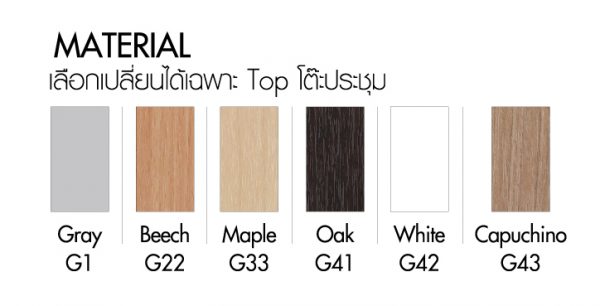 โต๊ะประชุมล้อเลือน พับได้ มีบังตา รุ่น T-FLASH PRO - Image 2