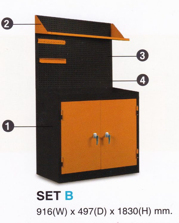 ตู้เก็บเครื่องมือช่าง SET B